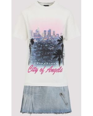 Balenciaga Layered Mini Dress - Blue