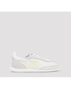 Celine Low Top Triomphe 10 Sneakers - White