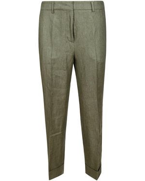 Incotex Nevet Linen Pant - Green