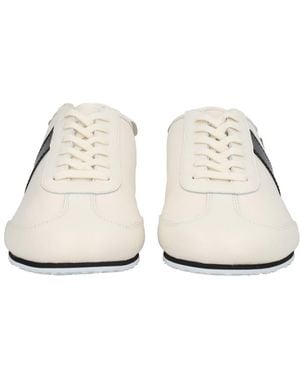Marine Serre Astra Trainer Leather Trainers - White