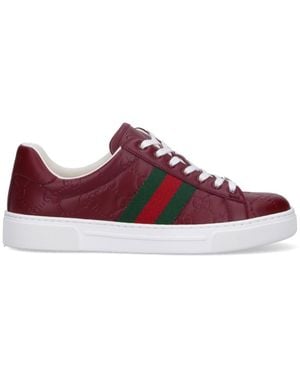 Gucci Sneakers Fabric: Viscose - Red