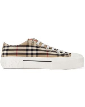 Burberry Lf Tnr Jack L Low Trainers - Natural