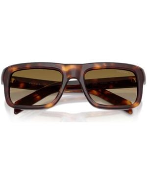 Prada Pr D11S Acetato Sunglasses - Brown