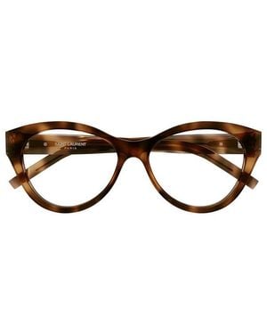 Saint Laurent Sl M96 003 Havana 55Mm Sunglasses - Brown