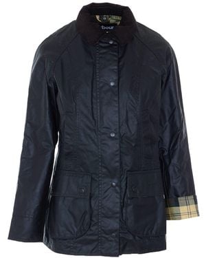 Barbour Beadnell Wax Jacket - Blue