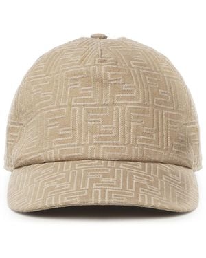 Fendi Hats Cotton - Natural