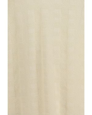 Cruna T-Shirt Levanti V-Neck Cotton Polo Shirts - Natural