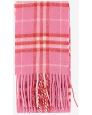 Burberry Cashmere Scarf - Pink
