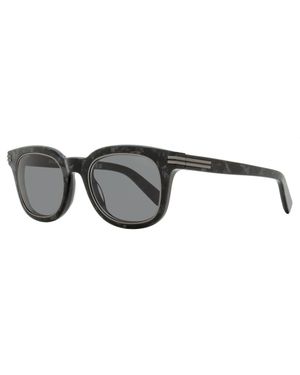 ZEGNA Road Brand Sunglasses Ez0238 05A 50Mm Plastic (Acetate) - Black