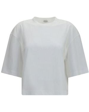 Brunello Cucinelli Cotton T-Shirt - Grey