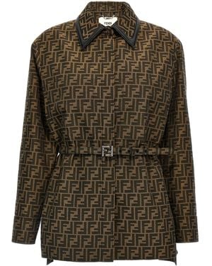 Fendi Ff Jacket - Green