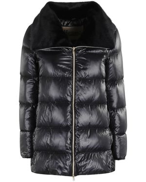 Herno A-Shape Nylon E Faux - Black