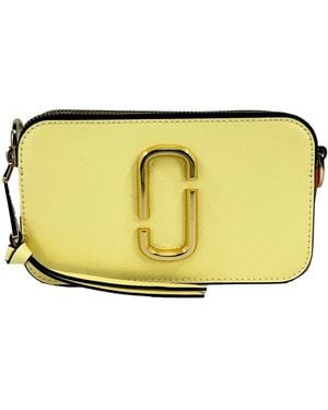 Marc Jacobs The Snapshot Crossbody Bag (Pastel Multi) Leather - White
