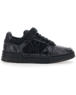 Amiri Sneakers With Leather Details Sneakers - Black
