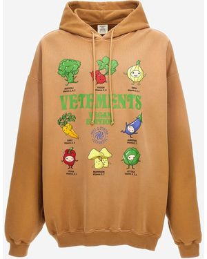 Vetements Sweaters Cotton - Yellow