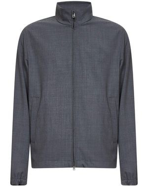 Herno Stretch Cool Wool Blend Jacket - Gray