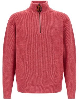 JW Anderson Half-Zip Jumper - Red