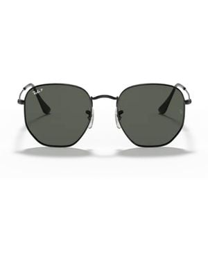 Ray-Ban Rb3548N Hexagonal Metal Occhiali Sole - Brown
