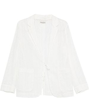 forte_forte Embroidered Cotton Jacket - White