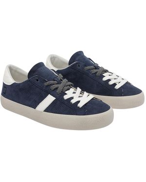 Date Trainers Suede Upper/ Rubber Sole - Blue