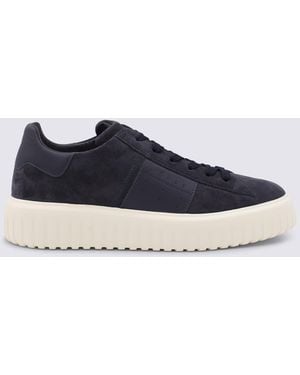 Hogan Leather Trainers - Blue