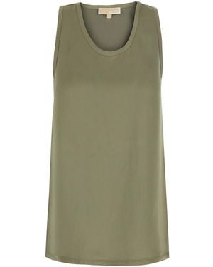 MICHAEL Michael Kors Sleeveless Top Polyester Tops - Green