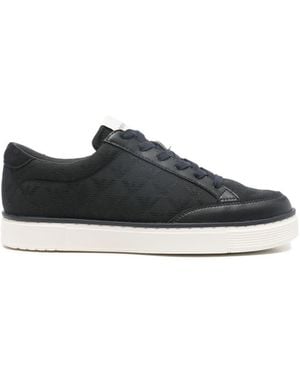 Emporio Armani Canvas Sneakers - Black