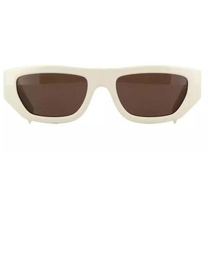 Gucci Sunglasses Rectangle Full Rim, Ivory Frame And Lens Gg1134S003 - Brown