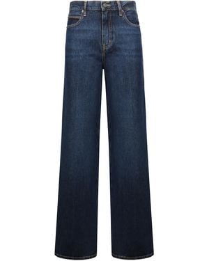 FRAME Jeans Wide-Leg Cotton - Blue