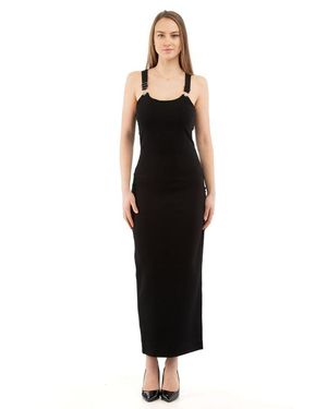 Moschino Black Marabou Casual Dress