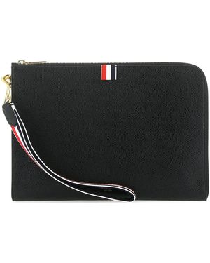 Thom Browne Portafoglio - Black