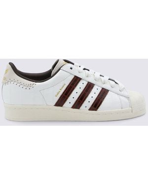 adidas Originals And Leather Wb Superstar Sneakers - Brown