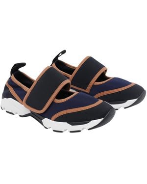 Marni Sneakers Fabric/Rubber Sole - Blue