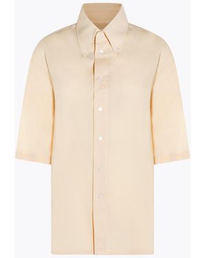 Lemaire Ice Apricot Cotton Shirt - Natural