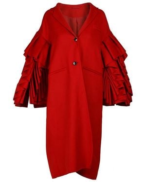Valentino Coat Clothing - Red