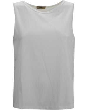 Herno Superfine Cotton Stretch Top - Gray