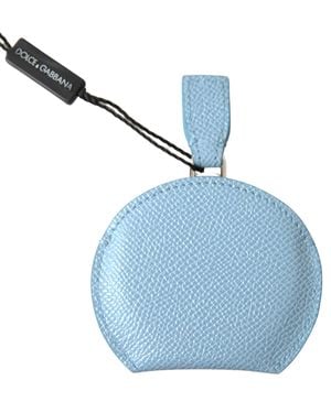 Dolce & Gabbana Dolce & Gabbana Calfskin Leather Coin Purse - Blue