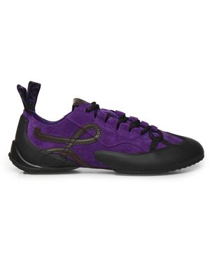 Loewe Sneakers Suede/Tpu Calfskin - Purple
