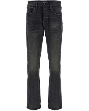 Purple P005 Double Jeans - Gray