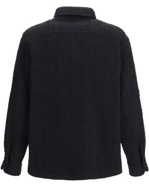 Valentino Textured High-Neck Jacket - Blue