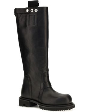 Rick Owens Gabe Leather Knee-High Boots - Black