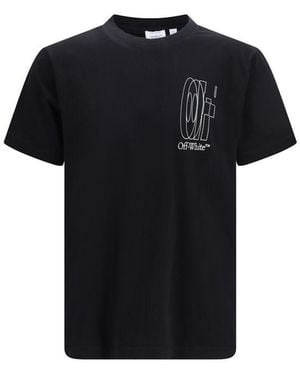 Off-White c/o Virgil Abloh Cotton T-Shirt - Black
