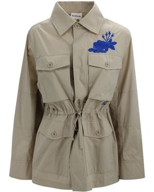 P.A.R.O.S.H. Embroidered Safari Jacket - Multicolor
