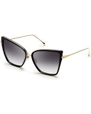 Dita Eyewear Sunbirdblack 18K W From - Metallic