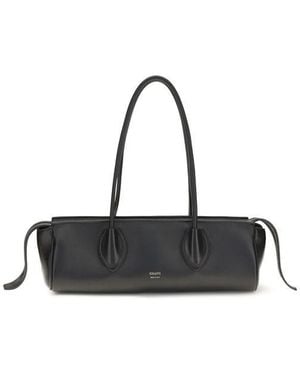 KHAITE Black Lamb Ovis Aries Aries Shoulder Bag