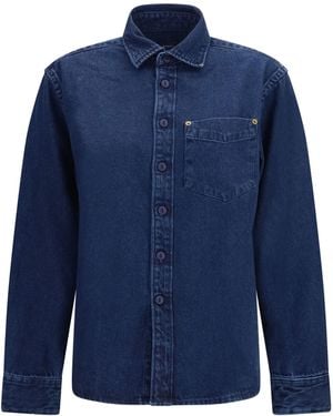Deperlu Denim Shirt Cotton - Blue