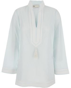 Tory Burch Dress Tunic Cotton - White