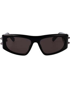 McQueen Am0471S Injected Sunglasses - Black