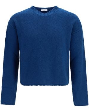 Rier Wool Sweater Lamb Ovis Aries - Blue