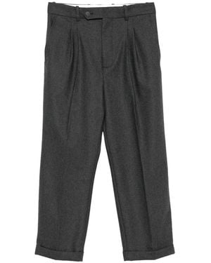 Drole de Monsieur Straight-Leg Trousers - Grey